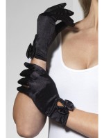 Black Gloves Short for Adult