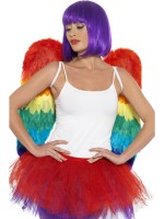 Rainbow Feather Adult Wings