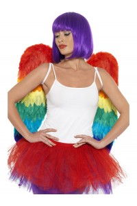 Rainbow Feather Adult Wings