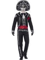 Day Of The Dead Senor Bones Adult Costume