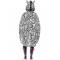 Zebra Party Poncho, Adult 