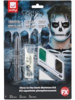 Skeleton Glow In The Dark Kit Make-Up