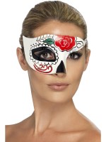 Day Of The Dead Half Eye Mask for Adult