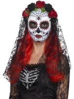 Day Of The Dead Senorita Mask for Adult