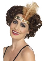 Flapper Gold Headband for Adult
