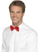 Red Sequin Bow Tie- Adult