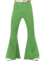 Flared Green Trousers for Adult