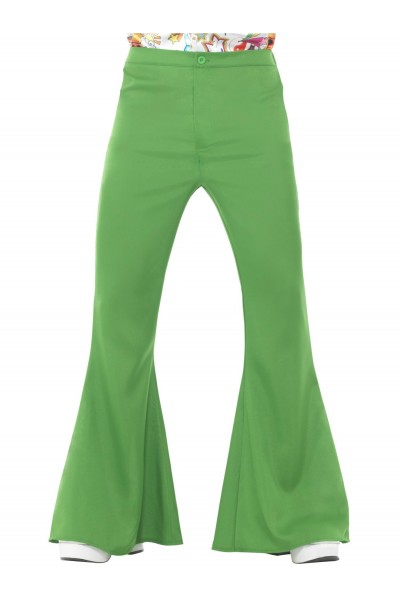 Flared Green Trousers for Adult