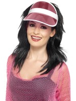 80s Visor, Pink for Adult