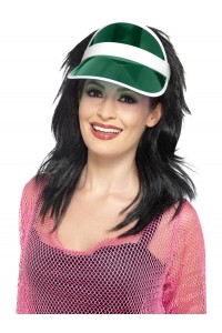 80s Visor, Green for Adult