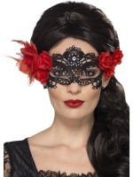 Day Of The Dead Lace Filigree Eyemask for Adult