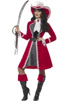 Lady Captain Deluxe Costume for Adult