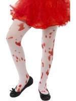 Tights With Blood Stain Print for Child