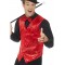 Red Sequin Waistcoat for Adult