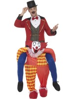 Clown Piggy Back Adult Costume