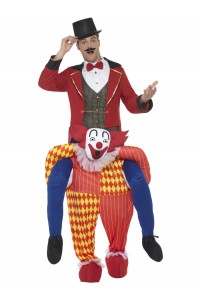 Clown Piggy Back Adult Costume