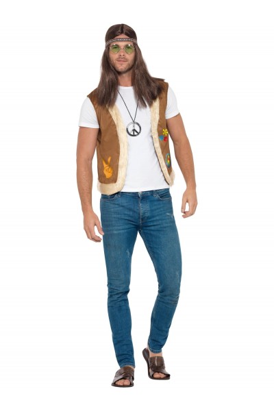 Hippie Unisex Waistcoat for Adult