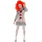 Grey Clown Lady Costume
