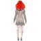 Grey Clown Lady Costume