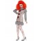 Grey Clown Lady Costume