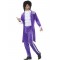 80S Purple Musician Adult Costume