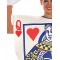 Queen Of Hearts Playing Card Adult Costume Alice In Wonderland