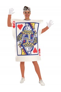 Queen Of Hearts Playing Card Adult Costume Alice In Wonderland