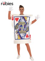 Queen Of Hearts Playing Card Adult Costume