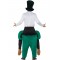 Paddy's Leprechaun Piggy Back Adult Costume