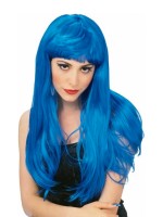 Glamour Blue Adult Wig Halloween