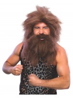Caveman Beard And Wig Set for Adult