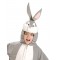 Bugs Bunny Girls Hooded Kids Costume