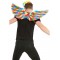 Rainbow Feather Wings for Adult