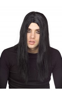 Evildoer Black Wig for Adult