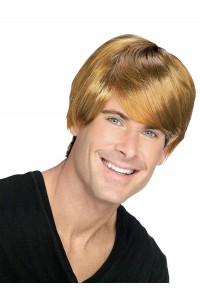 Rocket Man Wig - Light Brown for Adult Celebrities