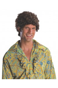 Black Tight Afro 1960s Adult Wig - Accessory