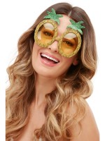 Tropical Pineapple Glitter Glasses for Adult