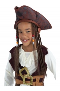 Pirate Hat With Dreadlocks, Child