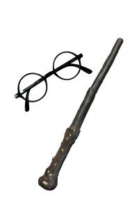 Harry Potter Wand And Glasses Child Kit - Accessory