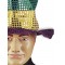 Sequin Stove Pipe Hat Mardi Gras - Accessory
