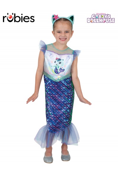 Mercat Mermaid Costume - Gabby's Dollhouse Child