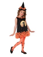 Orange Tutu Witch Toddler/Child Costume