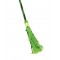 Metallic Green Witch Broom - Accessory