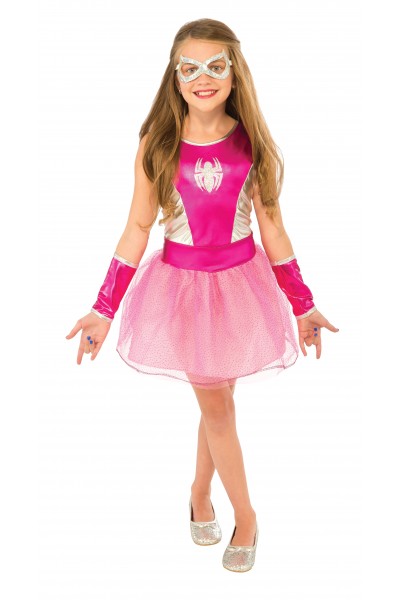 Pink Spider-Girl Tutu Child Dress
