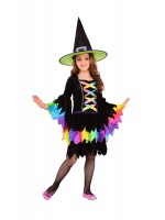Rainbow Witch Child Costume