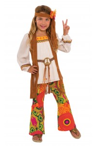 Flower Child Costume for Child 1960s