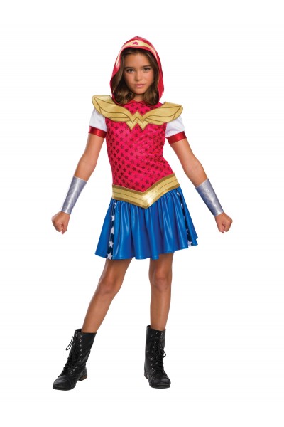 Wonder Woman DC Superhero Girls Hoodie Child Costume