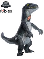 Velociraptor Blue Inflatable With Sound for Child