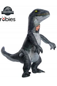 Velociraptor Blue Inflatable With Sound for Child