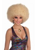 Afro Blonde Wig for Adult 1970s